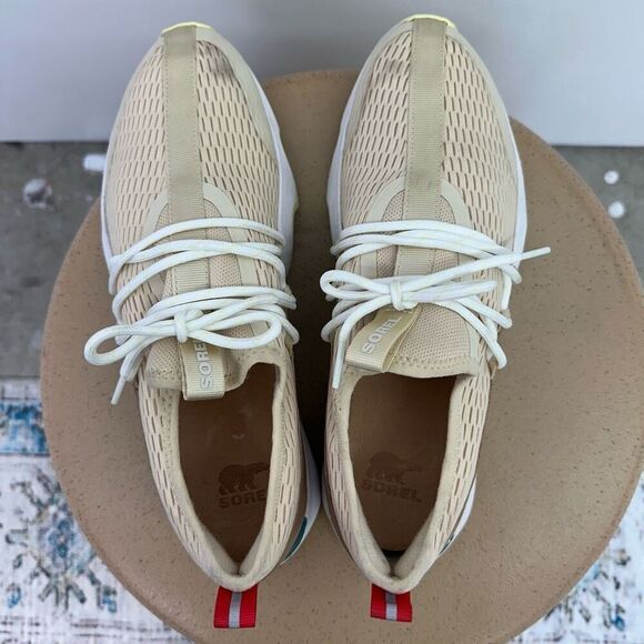 Sorel Women's Kinetic™ Impact II Lace Sneaker Bleached Ceramic / Endive - Picture 12 of 15